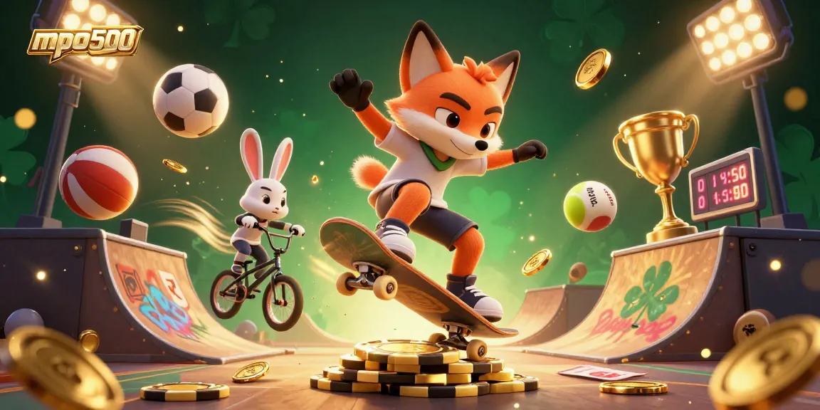 Experience the thrill of mpo500 with dynamic characters and vibrant casino elements in action.