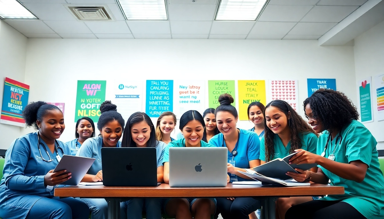 Engaging in NGN NCLEX review Houston session with nursing students collaborating.