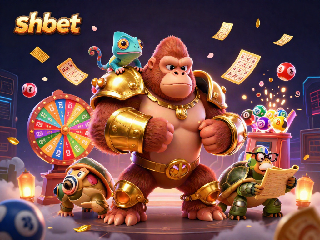 Win big with shbet's illustrated casino characters amidst vibrant games and dynamic prizes.