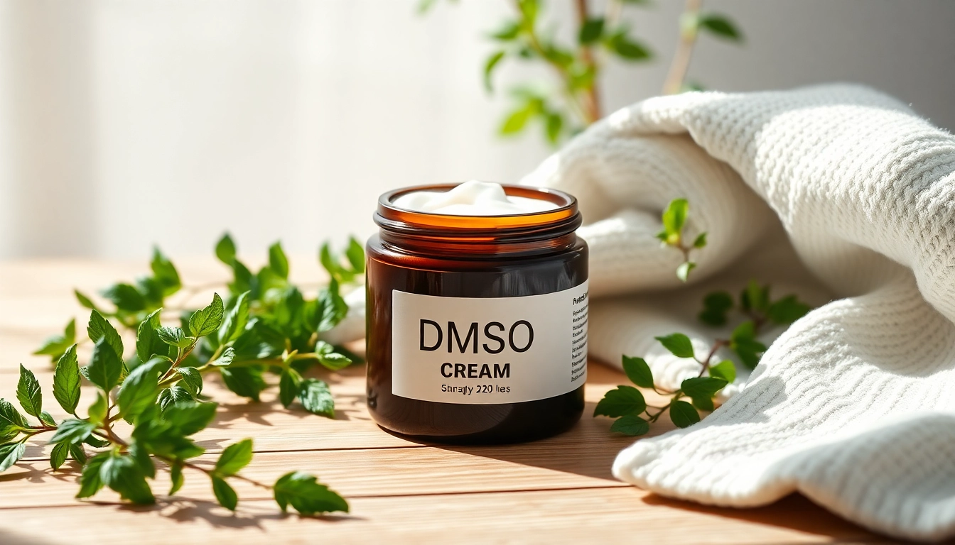 Discover the soothing benefits of dmso cream in a serene, nature-inspired setting.