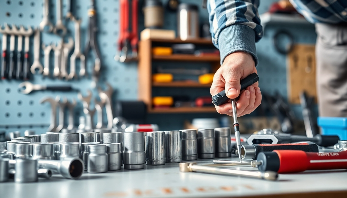 Utilizing kstools hand tools for precision in mechanical tasks.