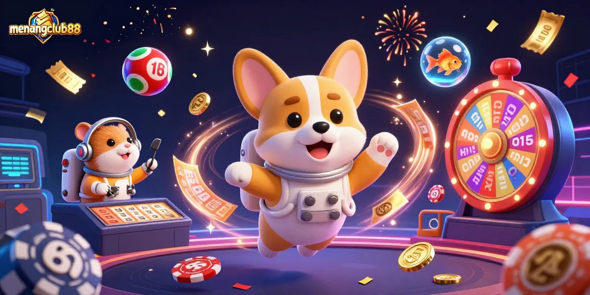 Engage with fun games at menangclub88, featuring vibrant lottery elements and dynamic casino action.