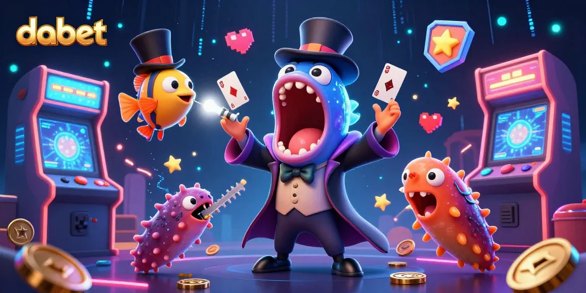 Dabet showcases thrilling casino magic with a deep-sea theme featuring vibrant characters in a dynamic gaming scene.