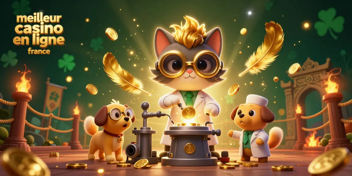 Découvrez le meilleur casino en ligne France avec une scène captivante de jeux et d'effets visuels impressionnants.