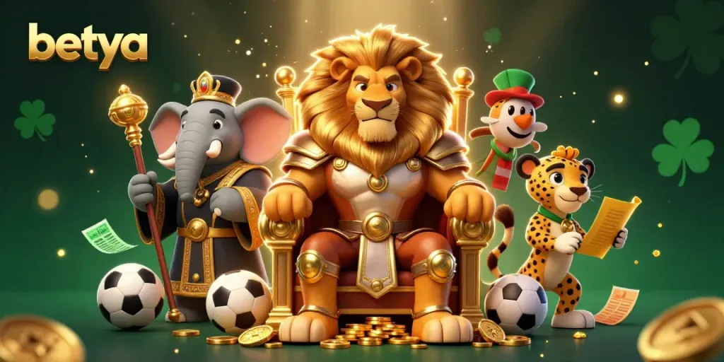 Engage in sports betting excitement at betya with vibrant characters and dynamic game elements.