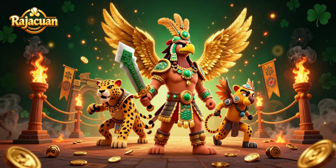 Win big at Rajacuan with epic battles and exciting game elements in a vibrant casino scene.