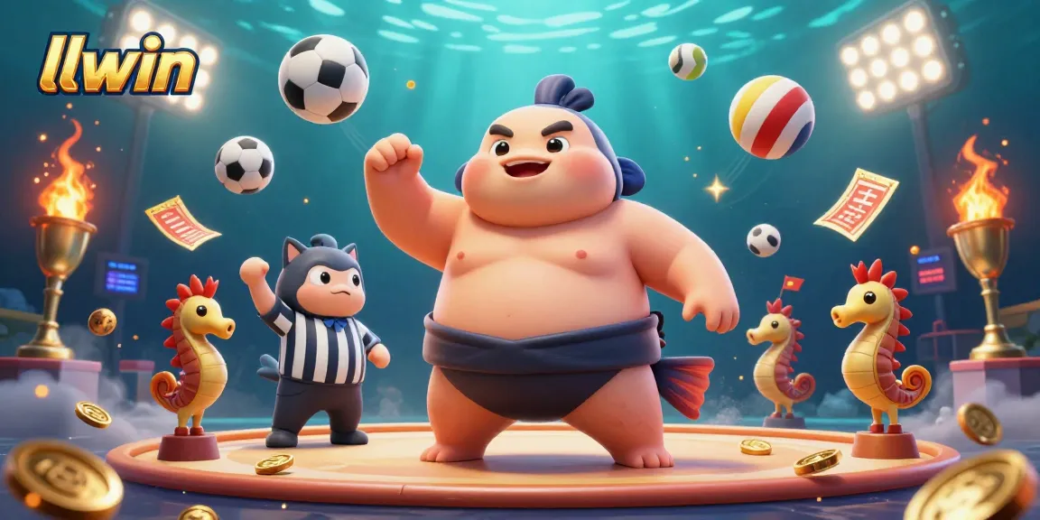 Bet on exciting games at llwin with a lively underwater casino scene featuring dynamic action.