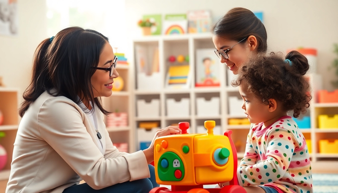 Engaging session showcasing ABA therapy for kids in a colorful, supportive environment.