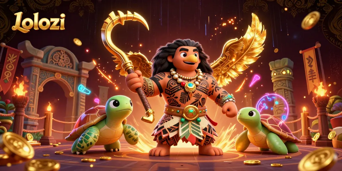 Lolozi players engage in an interactive 3D casino scene showcasing vibrant characters and gaming elements.