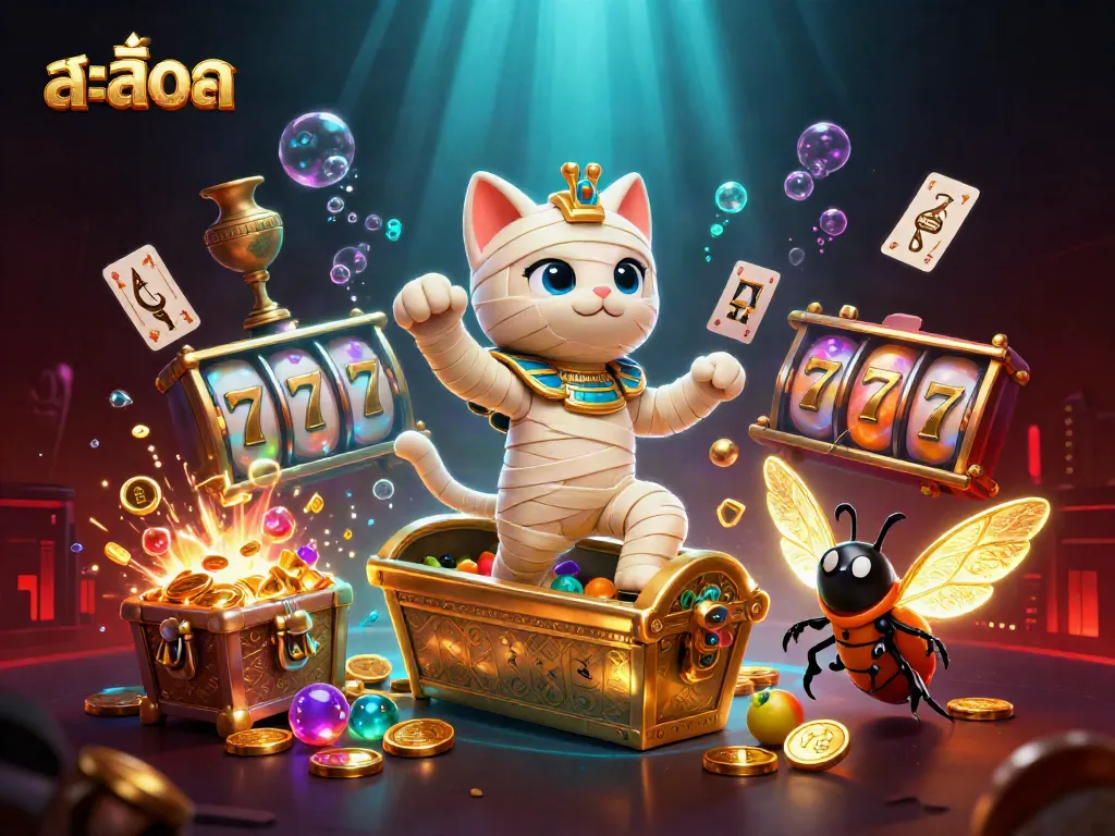 การเล่นเกมสะล็อดที่เต็มไปด้วยความตื่นเต้นในคาสิโนพีระมิด
