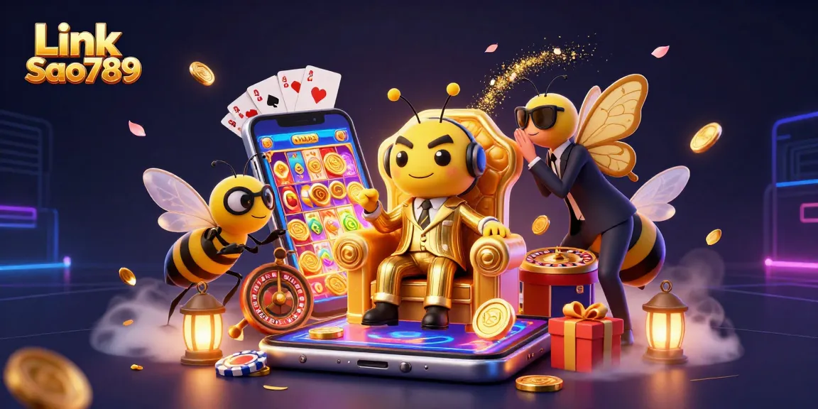 Experience thrilling gameplay with Link Sao789 slot games, vibrant 3D casino characters, and dynamic elements.