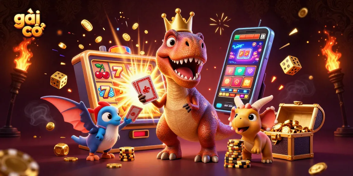 Engage in exciting gameplay at gái gọi, with 3D characters shuffling cards and showcasing casino excitement.