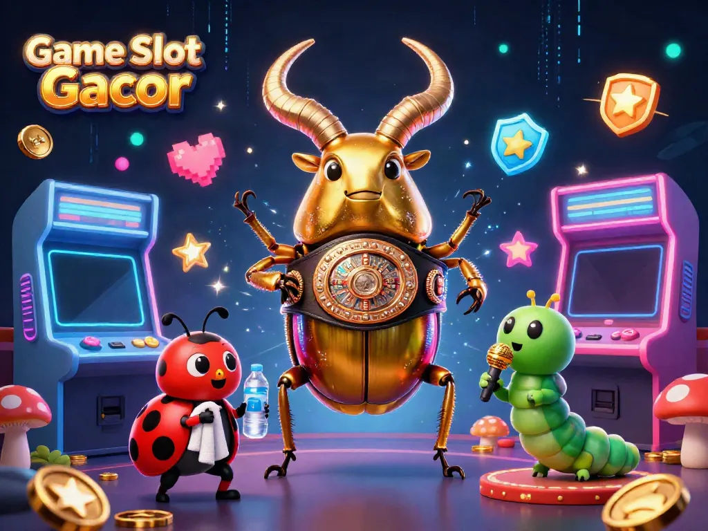 Game Slot Gacor: Menampilkan ilustrasi 3D slot yang menarik dengan elemen kasino