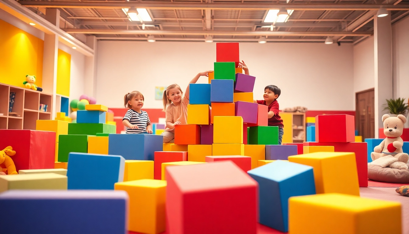 Find out more about imaginative play with giant foam blocks for kids.