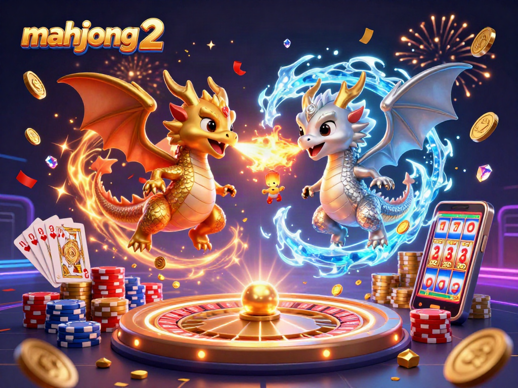 Engage in mahjong 2 with intricate dragons and dynamic casino elements for an exciting gaming experience.