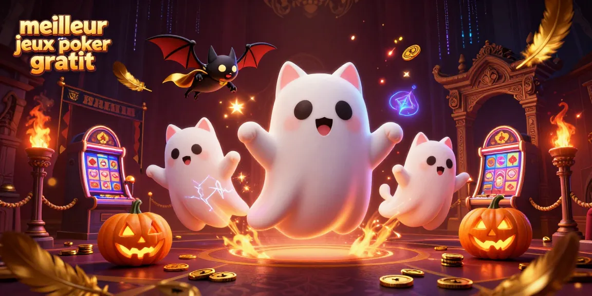 Jouez au meilleur jeux de poker gratuit avec un esprit ludique dans un casino fantasmagorique.